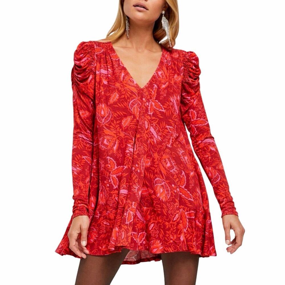 Free People Hello Lover Tunic Dress - Size Large
